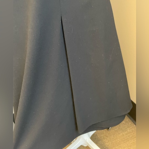 Calvin Klein Black Fit Flare knee length round neckline work dress - size 12 - Picture 4 of 9